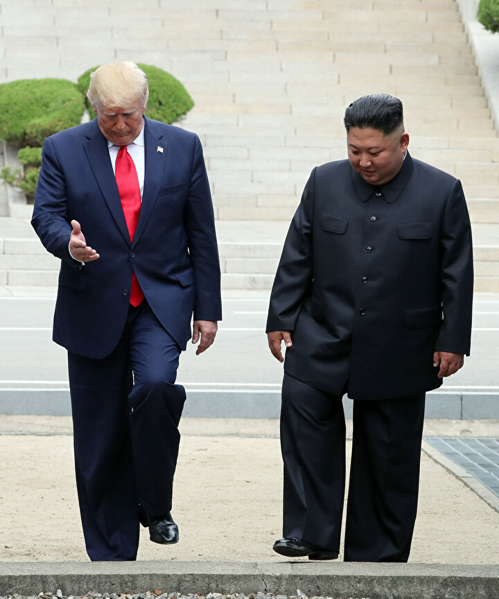 2018 yılında gerçekleşen Trump-Kim zirvesinden sonuç çıkmamıştı. -AA