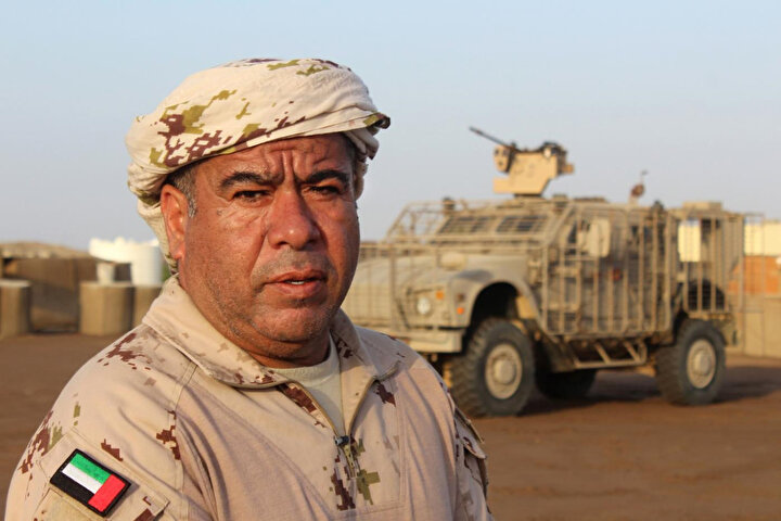 Yemen'in batı sahili cephesinde BAE komutanı.
