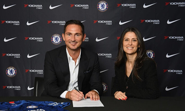 Frank Lampard & Marina Granovskaia.