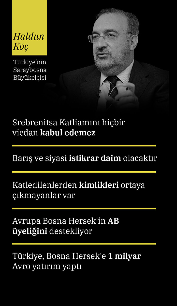 Turkiye Nin Saraybosna Buyukelcisi Haldun Koc Hicbir Vicdan Bu Trajediyi Kabul Edemez