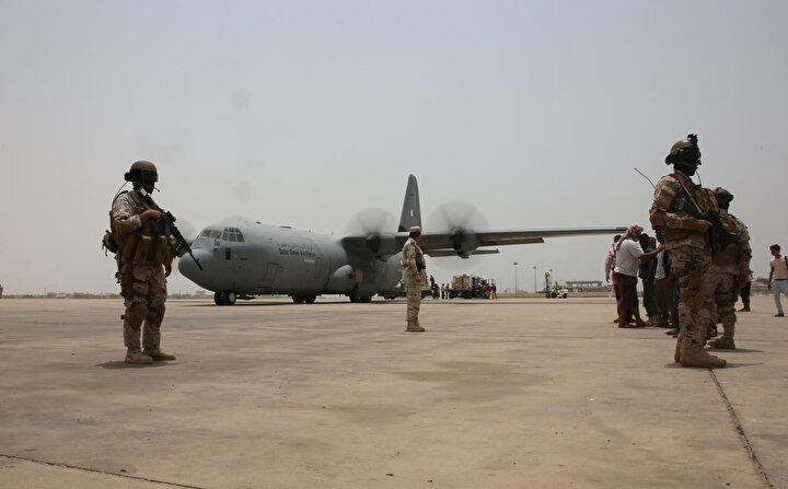 Yemen'deki Birleşik Arap Emirlikleri askerleri.