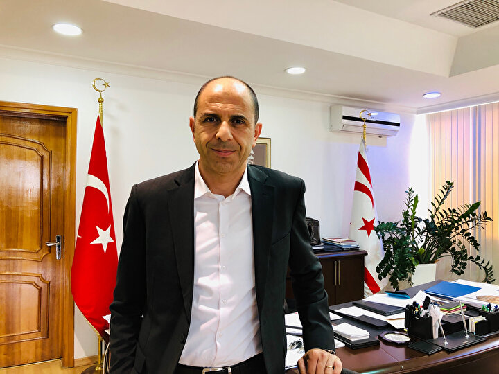 KKTC Dışişleri Bakanı Kudret Özersay -DHA