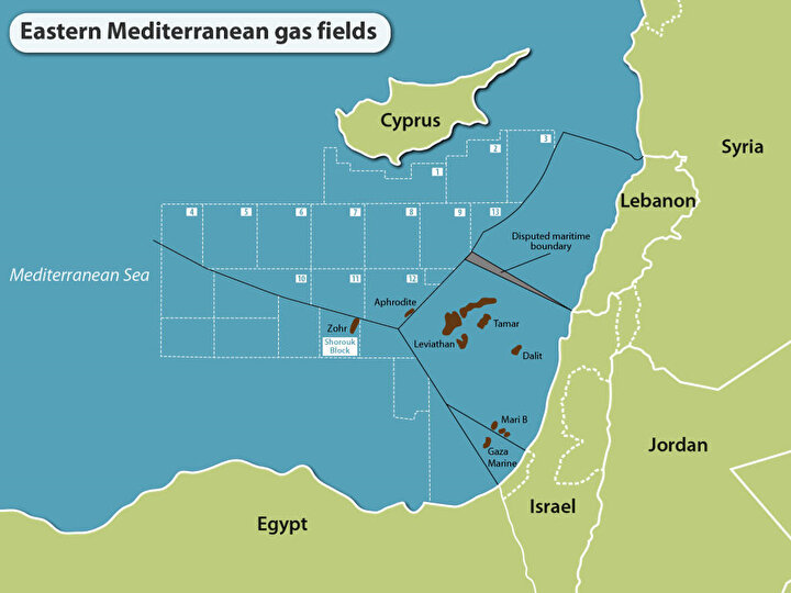 İsrail'in doğalgaz çıkardığı yataklardan bazıları, 10 yıldır abluka altında tuttuğu Gazze açıklarında yer alıyor.