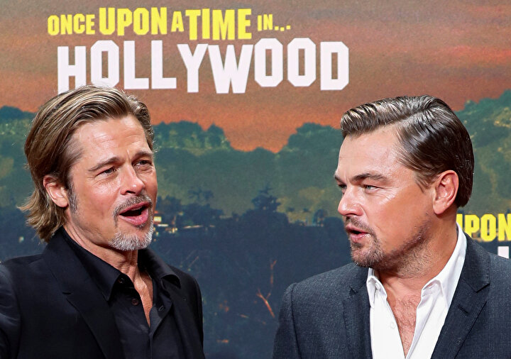 Brad Pitt ve Leonardo DiCaprio.