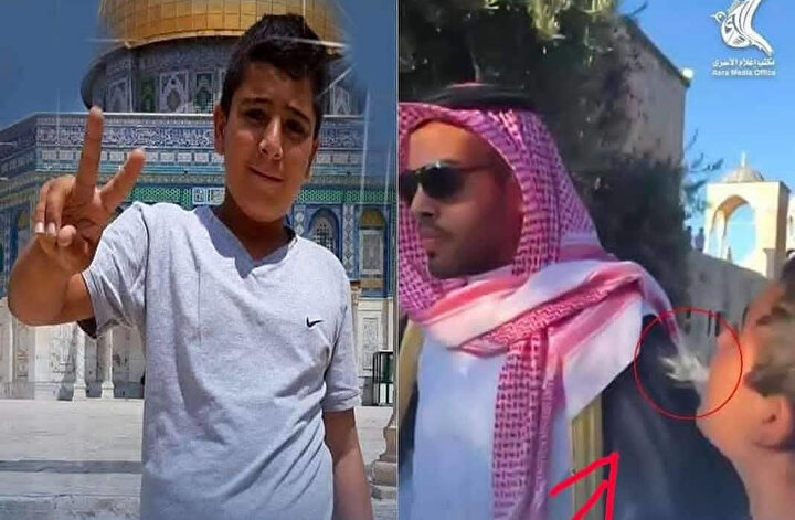 Filistinliler, Muhammed Suud'u Mescid-i Aksa'da protesto etmişti.