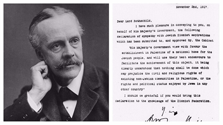 Balfour Deklarasyonu.