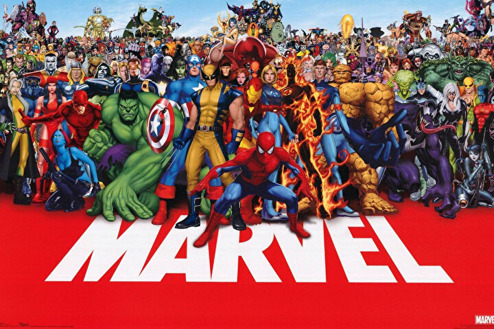 Marvel, onlarca karakteriyle dünyanın en geniş sanat organizasyonları arasında değerlendiriliyor.