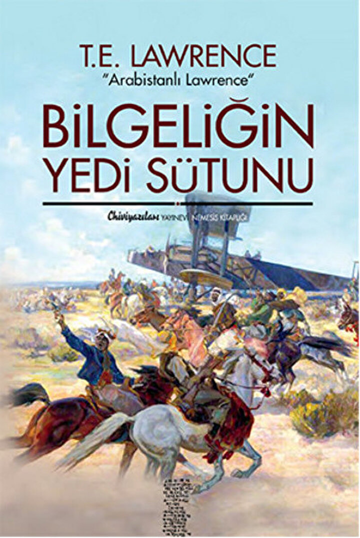 Lawrence'ın “Bilgeliğin Yedi Sütunu adlı kitabı.