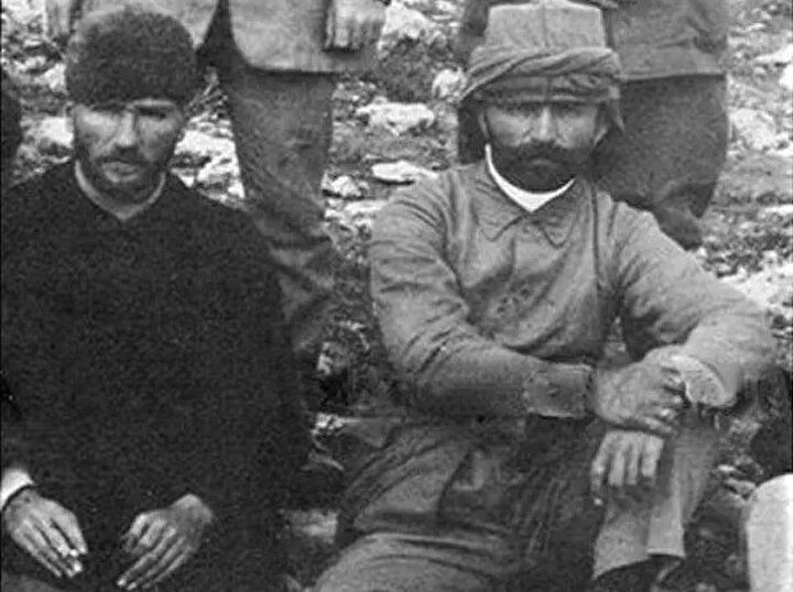 Mustafa Kemal ve Enver Paşa, Trablusgarp'ta.