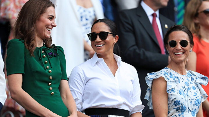 Kate Middleton, Meghan markle ve Kate'ın kardeşi Pippa Middelto