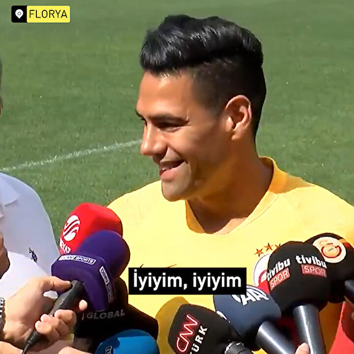 Radamel Falcao'dan Türkçe cevaplar