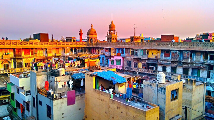 Tüm renkleriyle Khari Baoli. (Mohsin Javed)