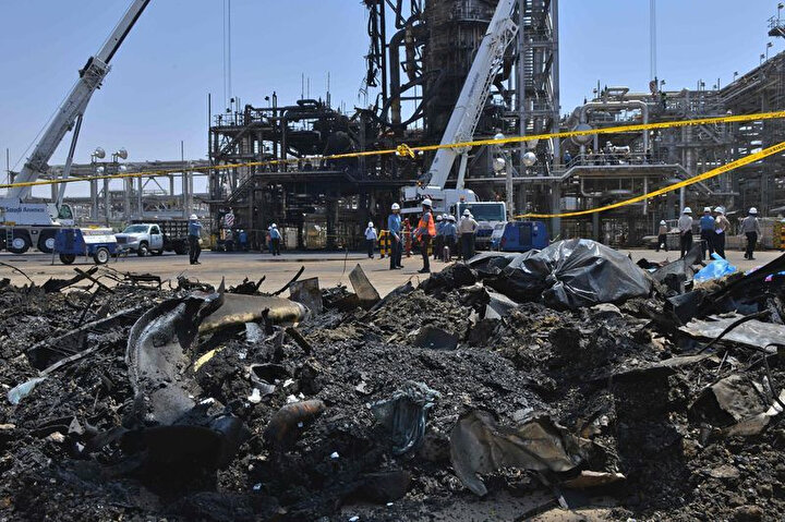 Saudi Aramco petrol tesislerinin Husiler tarafından İHA'larla vurulması sonucu petrol üretimi ciddi oranda aksadı.