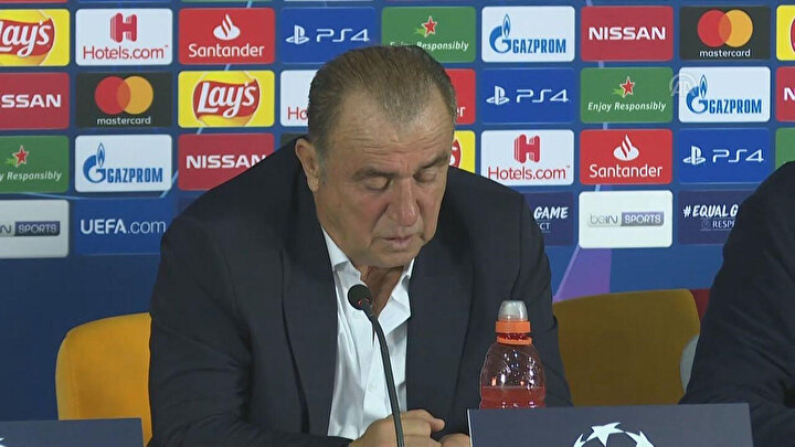 Fatih Terim, maç sonrası basın toplantısı düzenledi