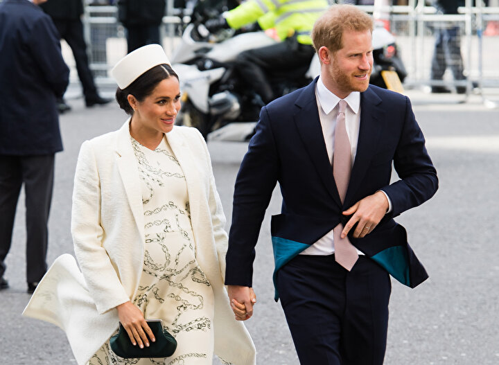 Meghan Markle'ın hamilelik döneminden bir kare