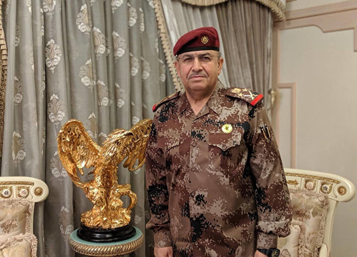 Irak ''Elit Terörle Mücadele Güçleri Komutanı'' Talip Şakati.