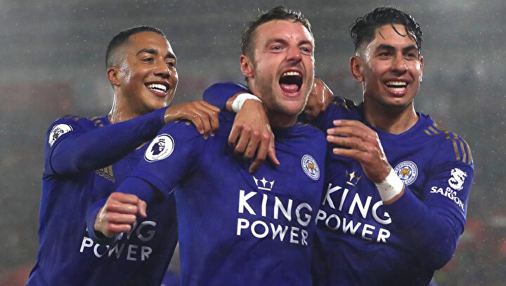 Jamie Vardy mücadelede 3 gol kaydetti.