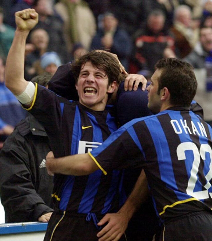 Emre Belözoğlu ve Okan Buruk 2003 - 2004 sezonunda Inter forması giymişti.