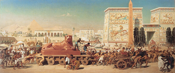 Mısır’daki İsrailoğulları. (Edward Poynter, 1867)