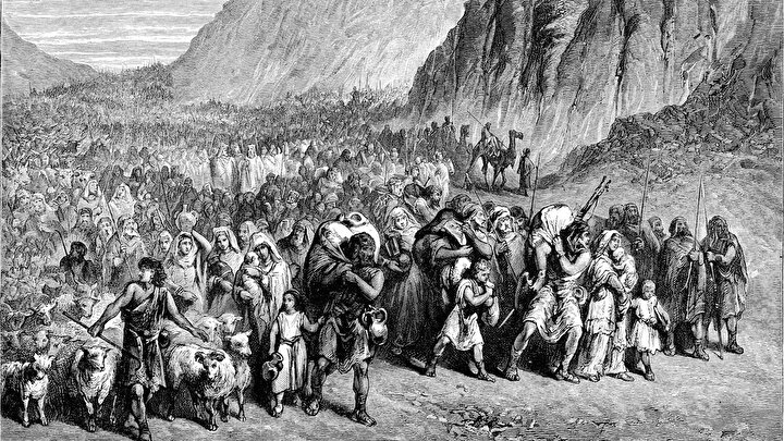 İsrailoğullarının Hz. Musa önderliğinde Mısır’dan çıkışı.
