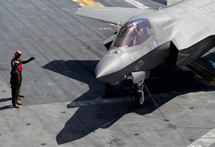 F-35 böyle görüntülenmişti.