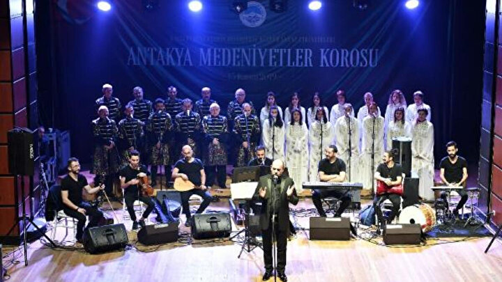 Antakya Medeniyetler Korosu Kayseri'de konser verdi.