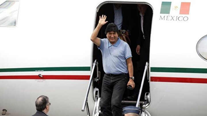 Morales kendisine iltica hakkı tanıyan Meksika'ya geçmişti.