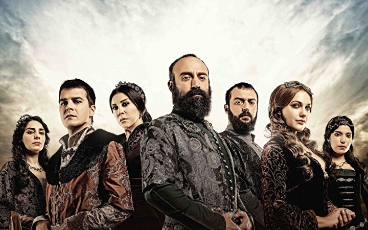 Muhteşem Yüzyıl dizisinden bir kare.