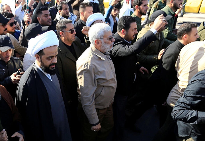 Asayib Ehlilhak Örgütü lideri Kays el-Hazali. (solda)