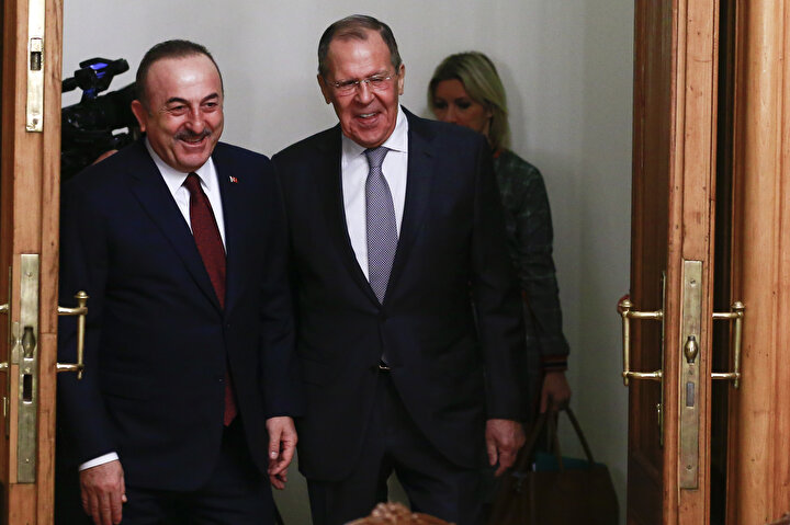 Dışişleri Bakanı Mevlüt Çavuşoğlu ve Rusya Dışişleri Bakanı Sergey Lavrov