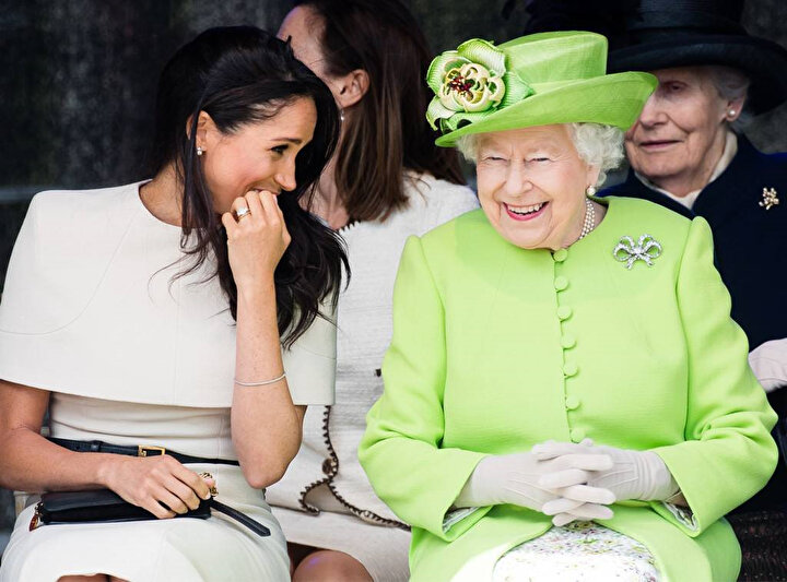 Meghan Markle ve İngiltere Kraliçesi 2. Elizabeth