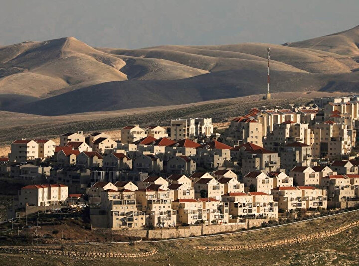 Batı Şeria'daki yasa dışı Yahudi yerleşim birimleri.