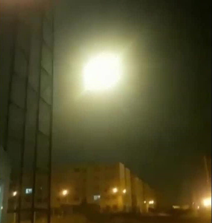 Ukrayna uçağının vurulduğu anın görüntüleri.