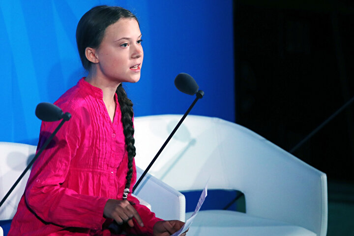 Greta Tuhunberg, 2019'da BM İklim Toplantısı'nda çarpıcı bir konuşma yapmıştı.