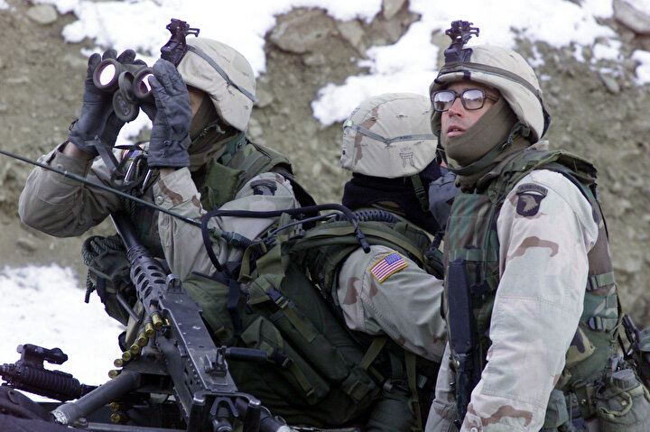 Afganistan işgalinde yer alan ABD askerleri