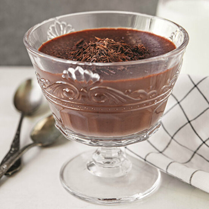 Kahveli tahinli puding