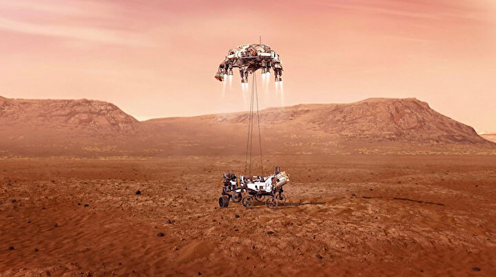 NASA kaşifi Perseverance Mars'a indi