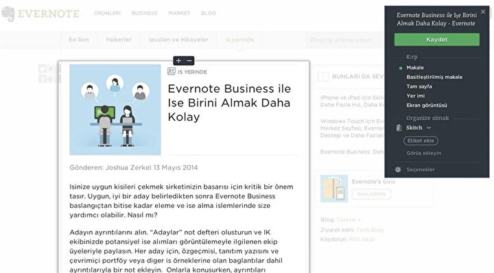 Evernote Web Clipper