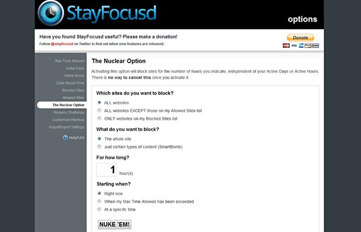 StayFocusd
