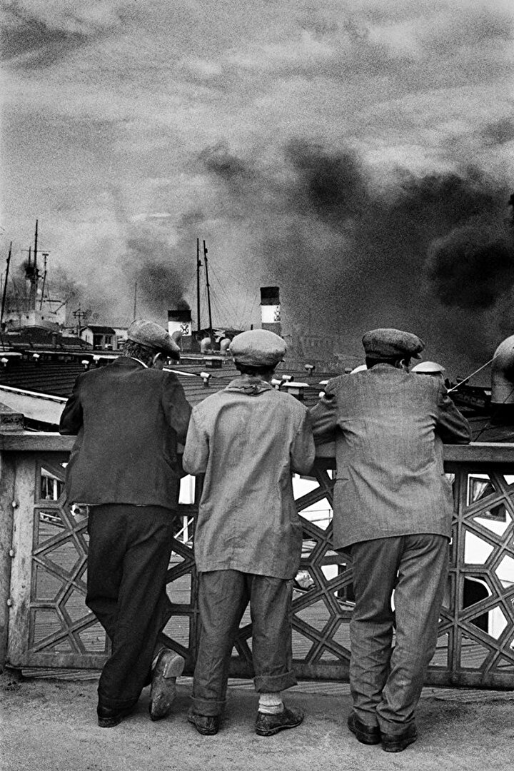 Galata Köprüsü, 1956