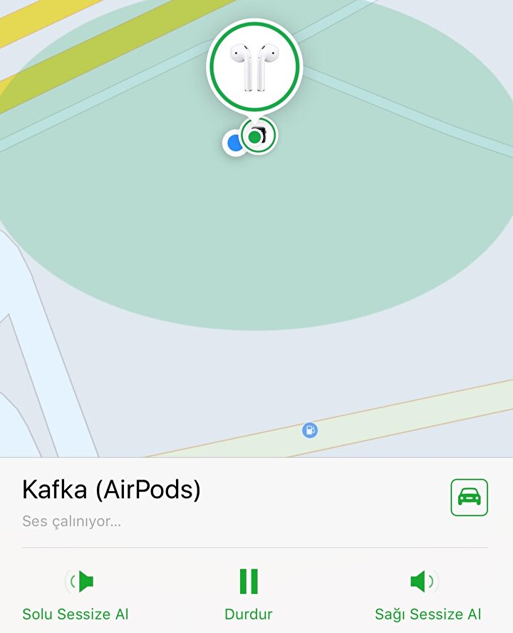 Kaybolan AirPods'ta nasıl ses çalınır?