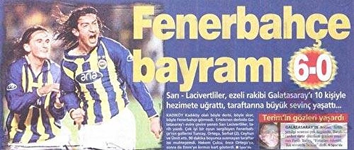 Galatasaray Fenerbahce Derbilerinde En Farkli Skorla Biten Maclar
