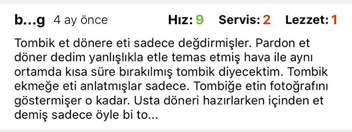 Guldurme Garantili 20 Efsane Yemeksepeti Com Yorumu