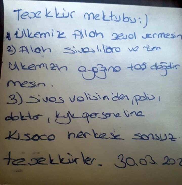 Karantina Odasına Giren Görevlileri Duygulandıran Notlar