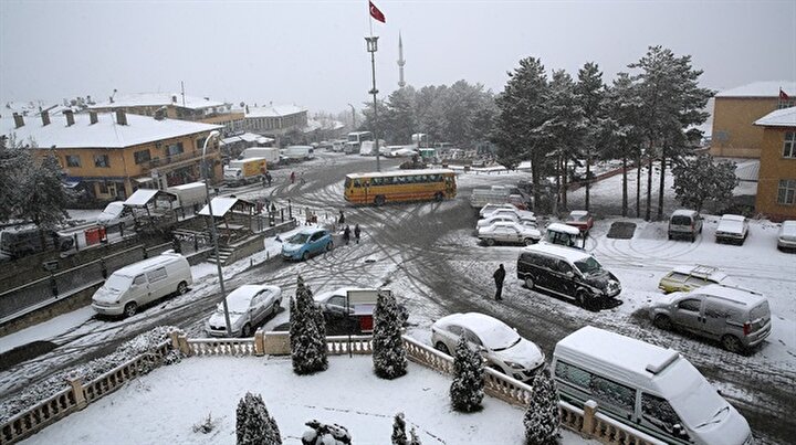 erzincan da buyuleyici kar manzaralari yeni safak