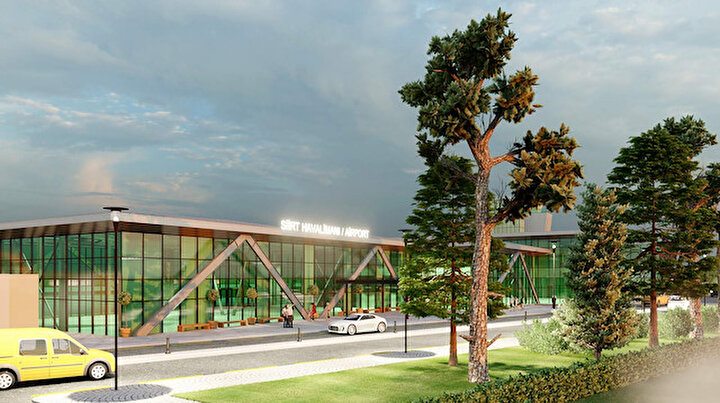 Siirt Havalimanı Terminal binası yenileniyor, görselleri de ortaya çıktı
