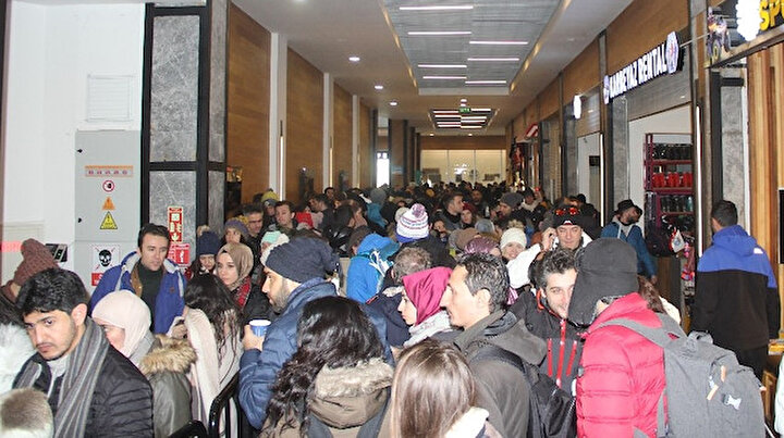 Uludağ hafta sonu doldu taştı
