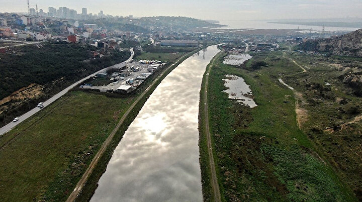 Kanal İstanbul güzergahı havadan görüntülendi