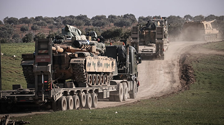 İdlibdeki gözlem noktalarına 150 araçlık sevkiyat