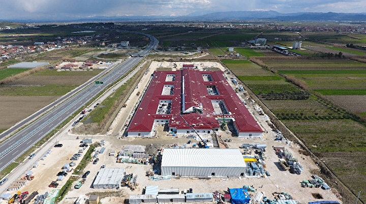 Erdoğan üç ayda tamamlanacağının müjdesini vermişti: Dev hastanede sona gelindi